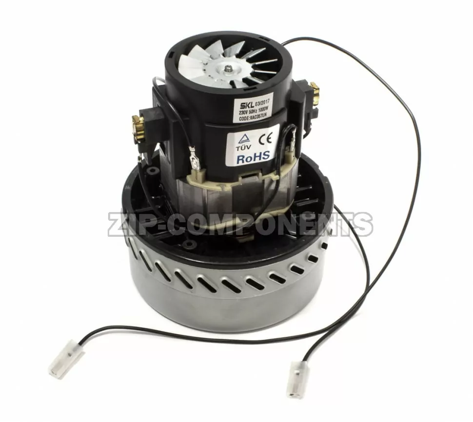 Мотор пылесоса моющий 1000W, H-170, D-143